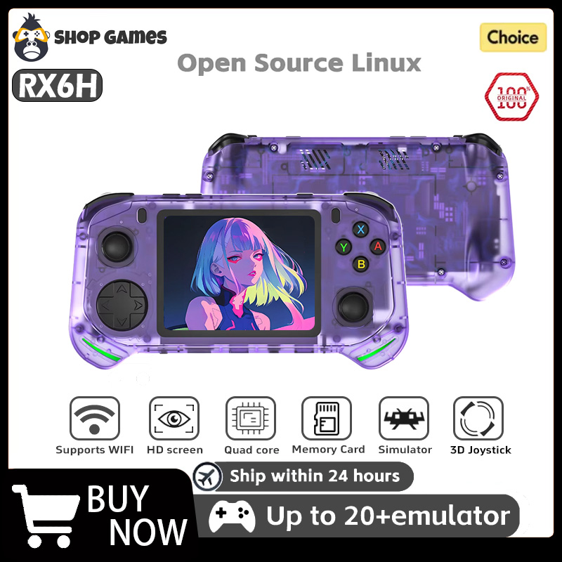 Gaming Console R36 Ultra - RX6H Ретро портативная игровая консоль Linux