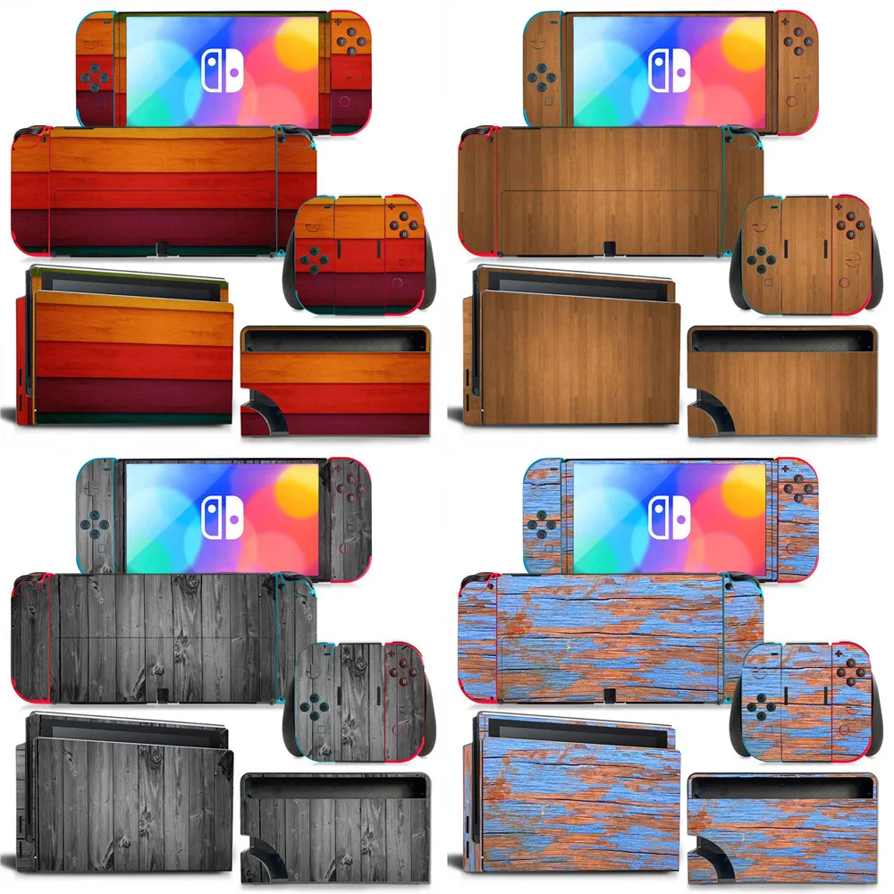 Console Skin Wrap - Для Nintendo Switch OLED деревянная наклейка