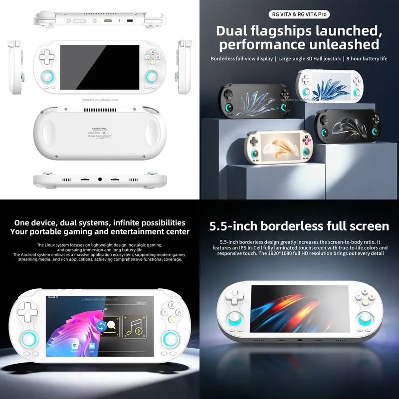 Gaming Console With Games - 【CHIMU HOME】 5,5-дюймовая портативная игровая консоль
