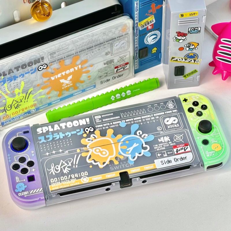 Gaming Console With Games - Тонкий защитный чехол Splatoon 3 Switch