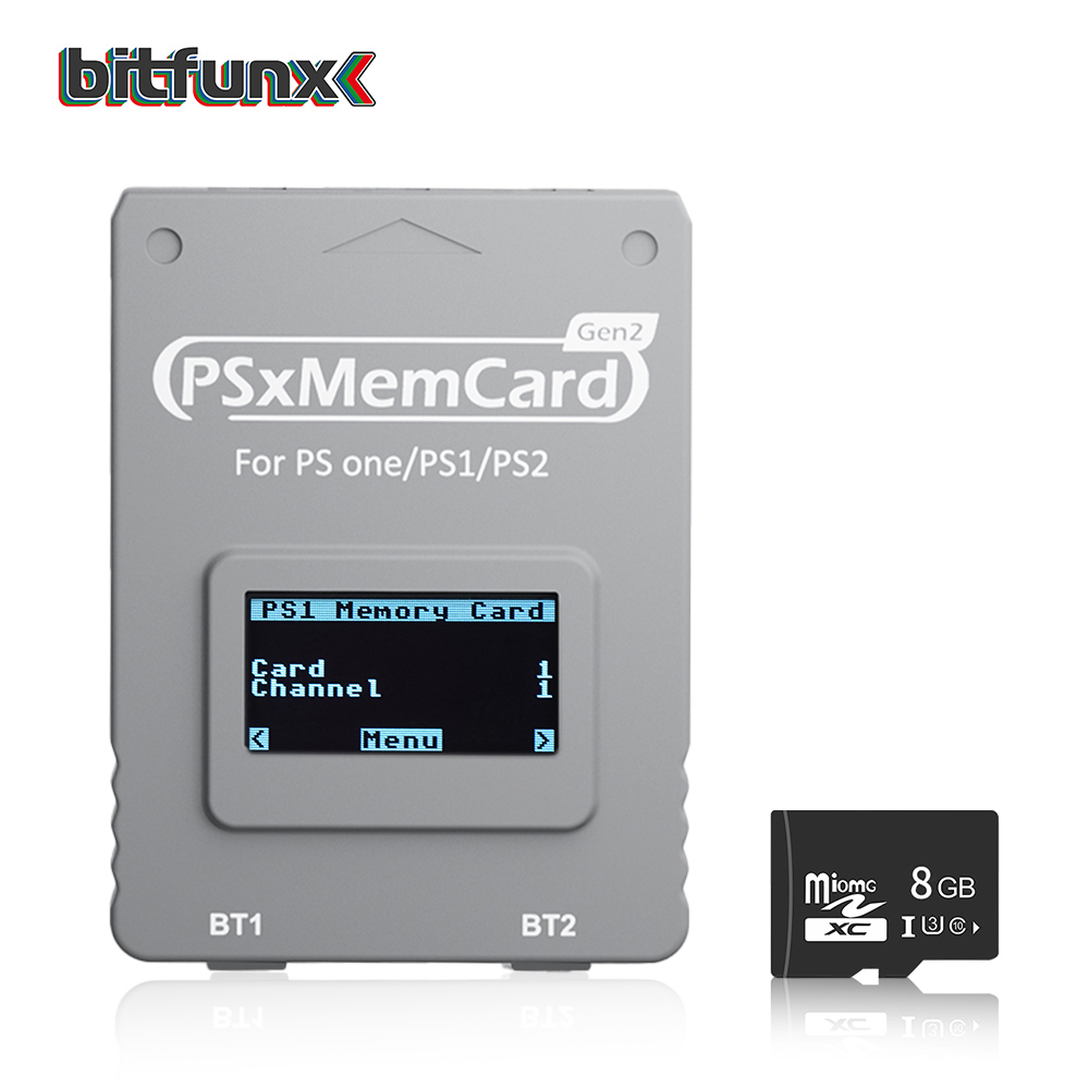Gaming Console Sony - Магазин Bitfunx PSxMemCard Gen2, игровое хранилище