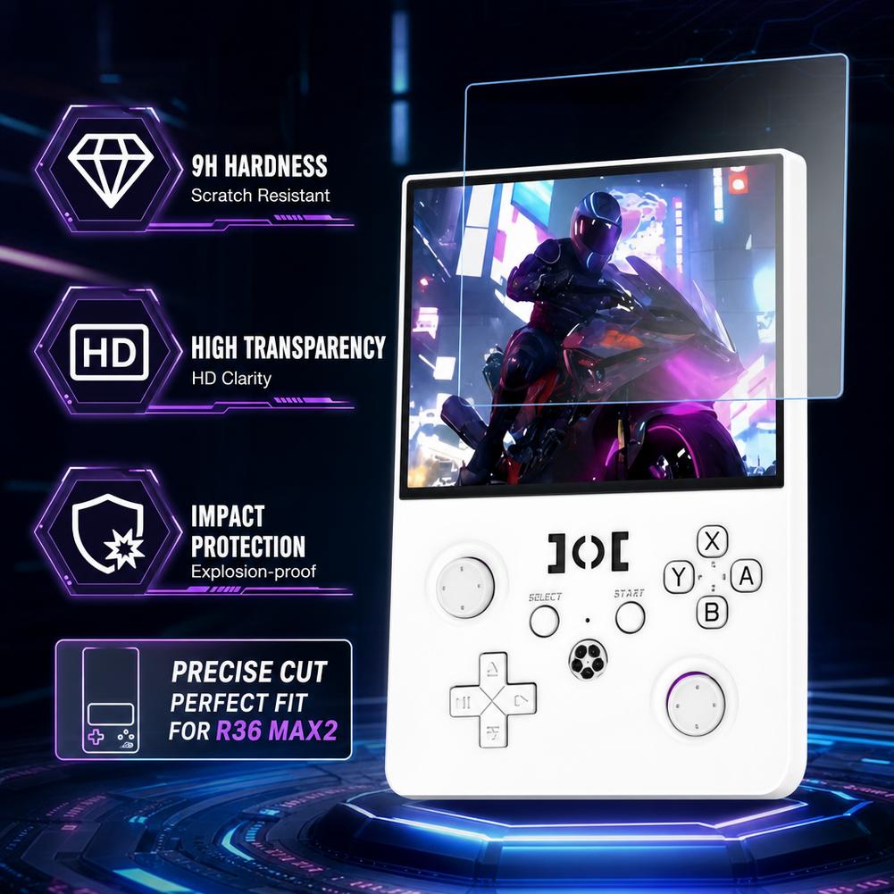 Gaming Console R36 - Защитная пленка из закаленного стекла для