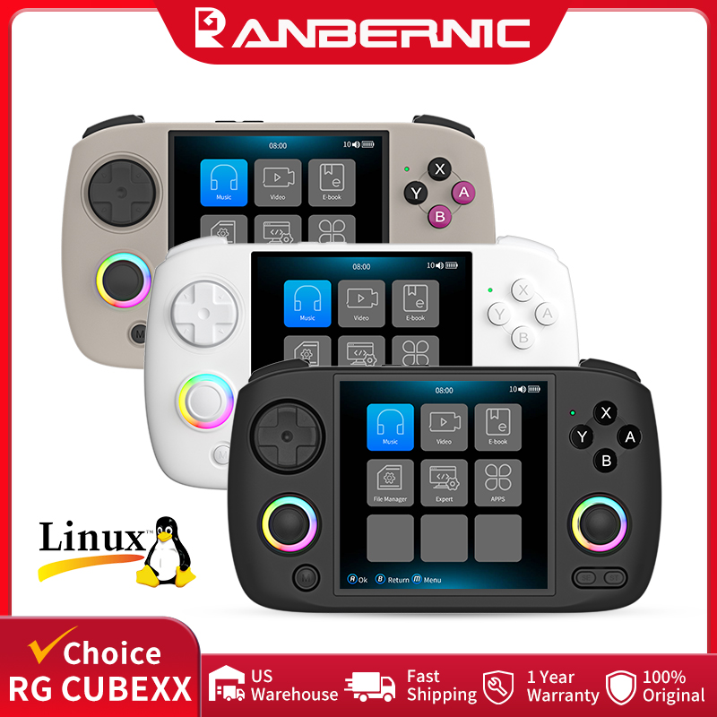 Gaming Console Bluetooth - Портативная игровая консоль ANBERNIC RG CubeXX,