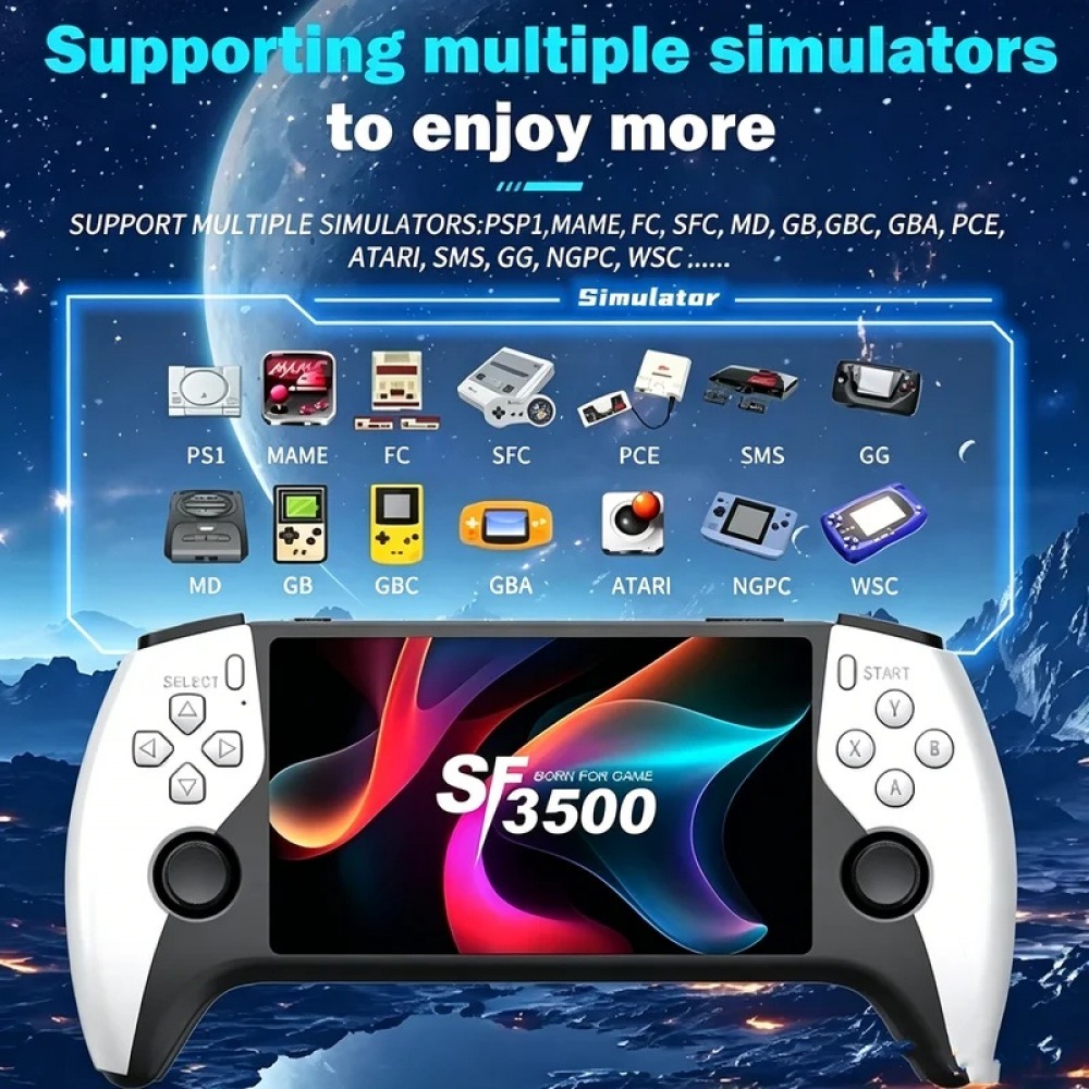 Gaming Console.Emulators - Портативная игровая консоль SF3500 5 дюймов