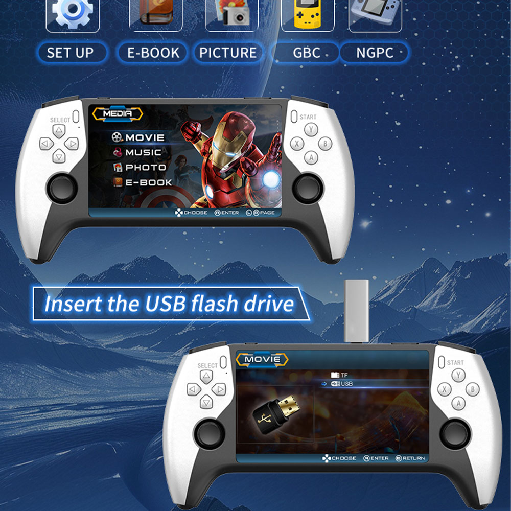Новая портативная игровая конс – обзор и цена Gaming Console.Emulators