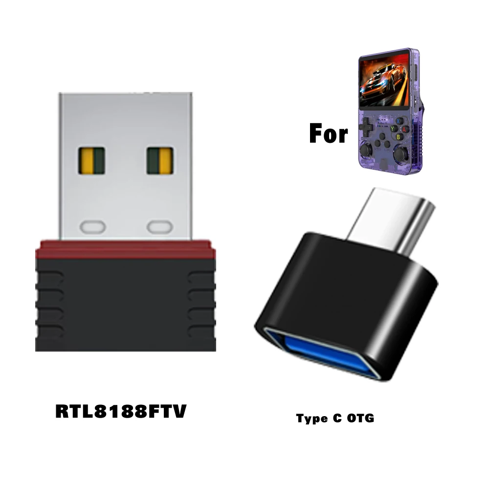 R36S (WiFi) RTL8188FTV USB-клю – обзор и цена Gaming Console R36