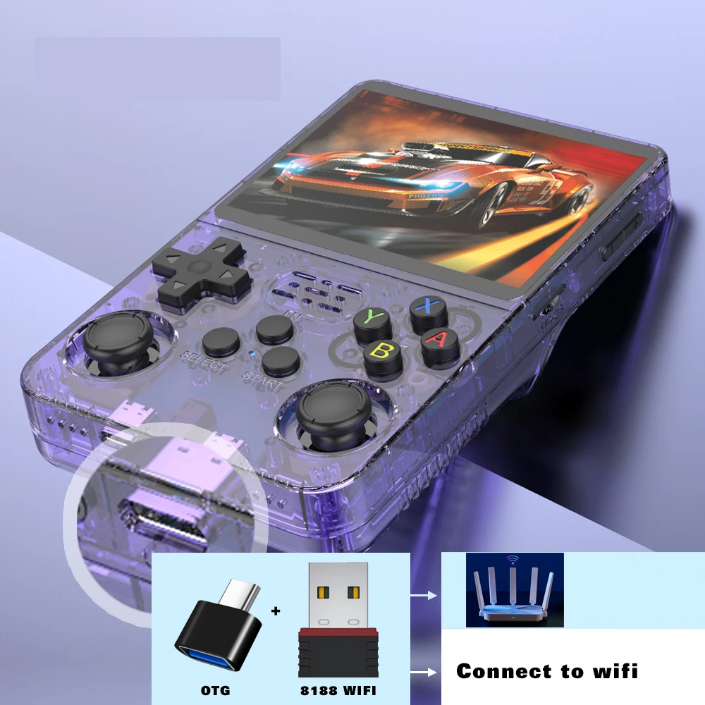 R36S (WiFi) RTL8188FTV USB-клю – обзор и цена Gaming Console R36