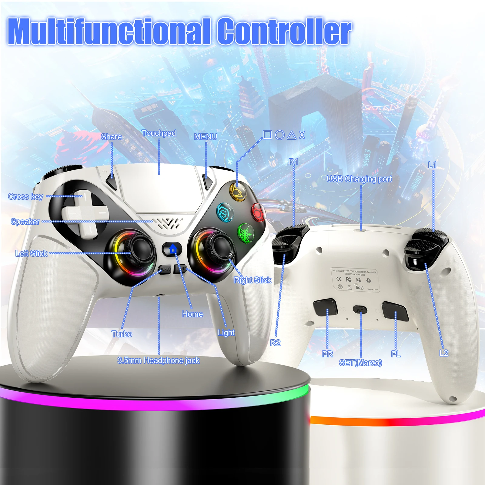 Беспроводной контроллер-геймпа – обзор и цена Gaming Console Bluetooth
