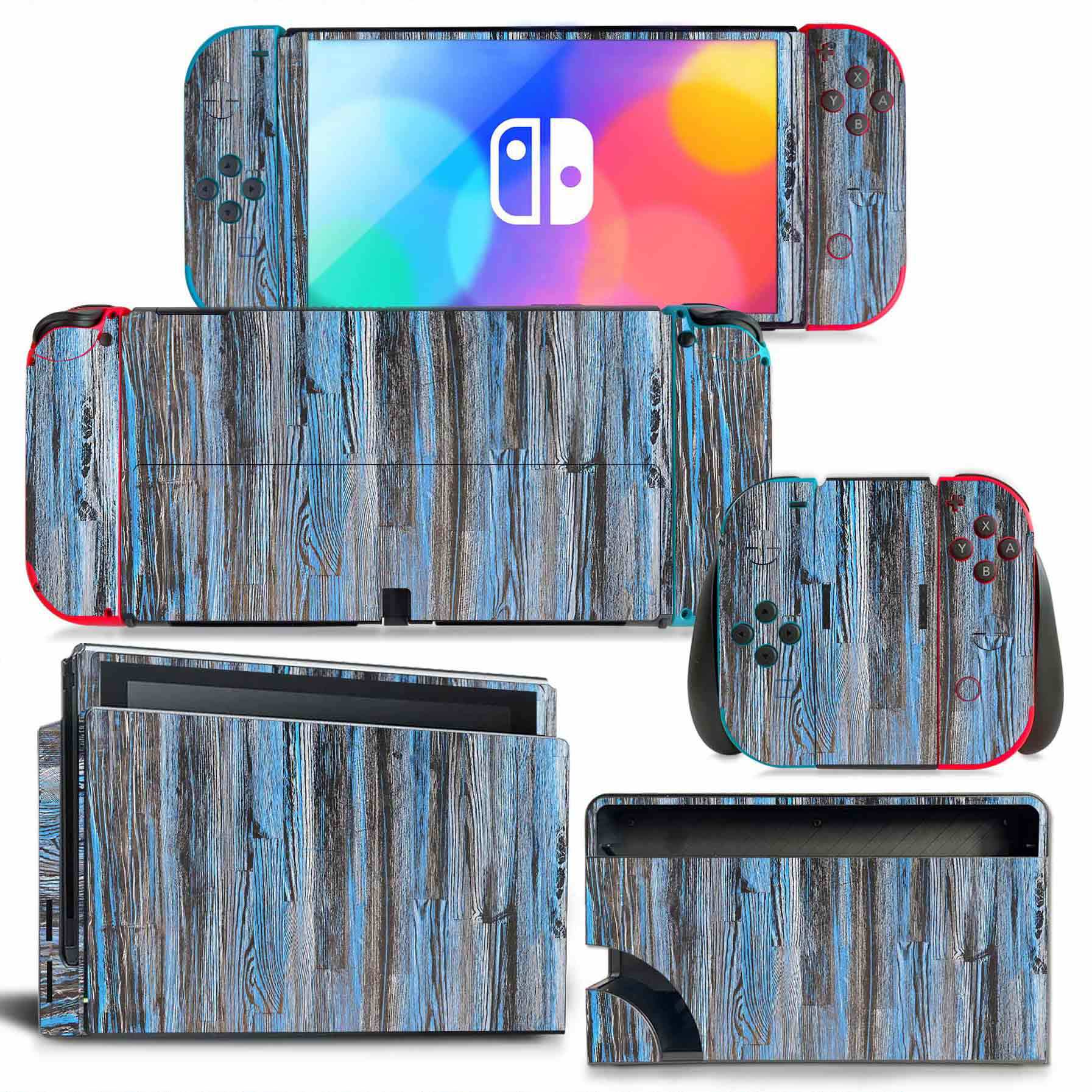 Для Nintendo Switch OLED дерев – обзор и цена Console Skin Wrap